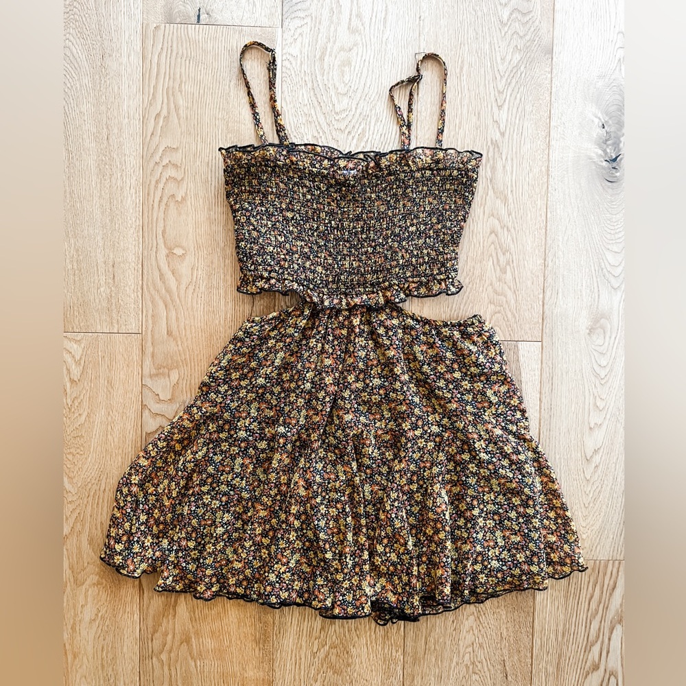 Skye to Moon Cutout Floral Dress
